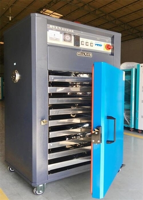 プラスチック微粒の樹脂のためのSU 304の産業オーブンのより乾燥したキャビネット6.4KW