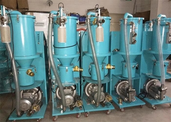調整可能な加載時間 プラスチック樹脂の真空自動加載機 グレーグリーン